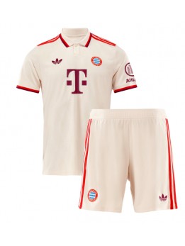 Bayern Munich Ausweichtrikot für Kinder 2024-25 Kurzarm (+ Kurze Hosen)